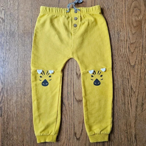 Mayoral yellow zebra pants size 3T - Picture 1 of 3